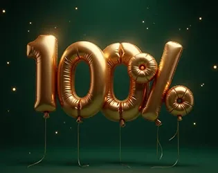 GreenBet one hundred percent first deposit bonus artwork